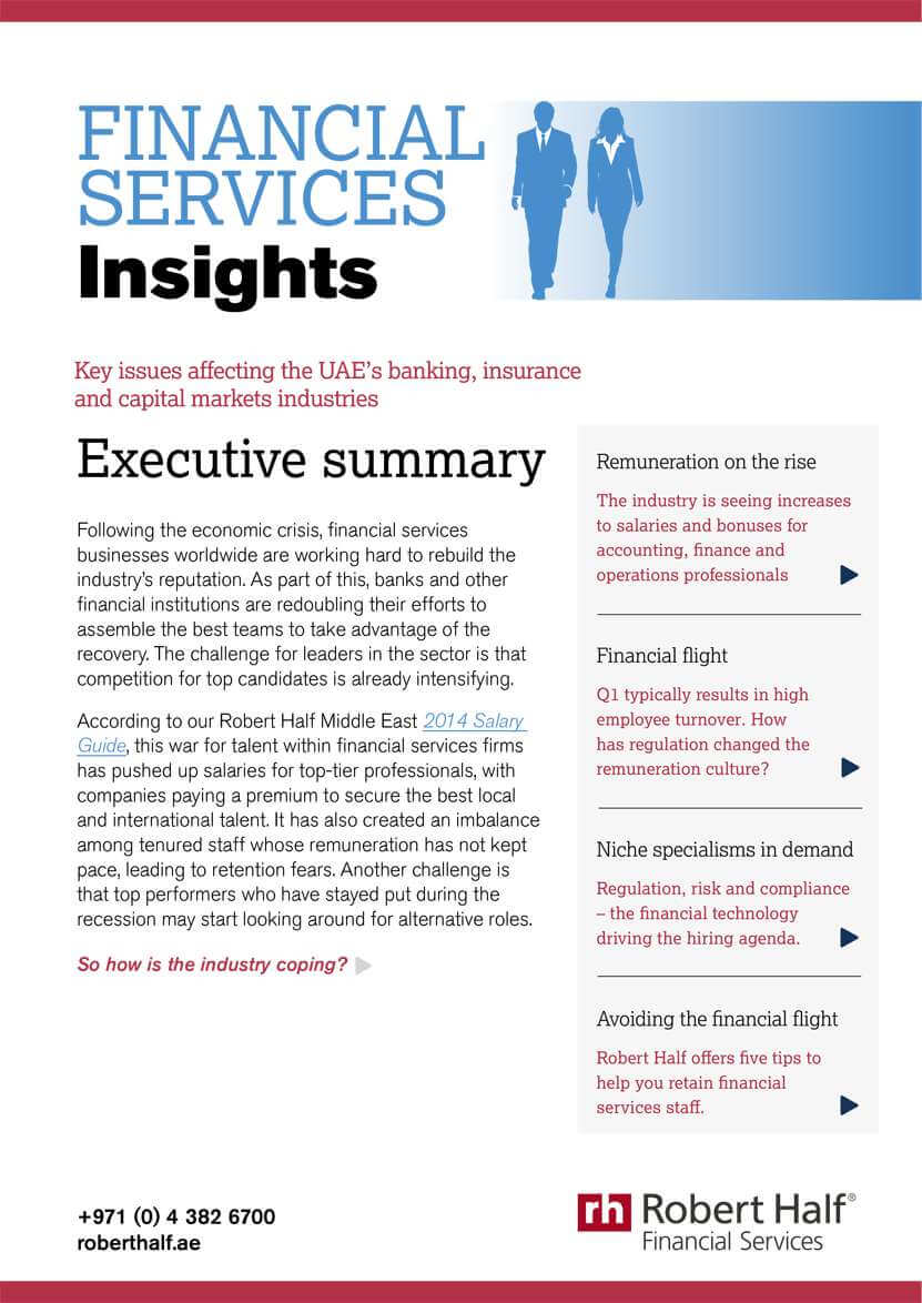 Financial Services Insights cover