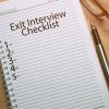 The exit interview checklist